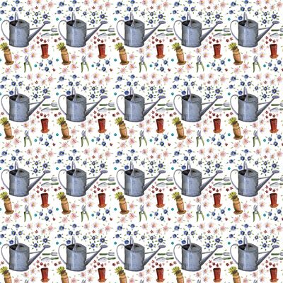 Watering can gift wrap