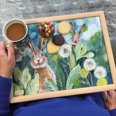 Littles rabbit lap tray