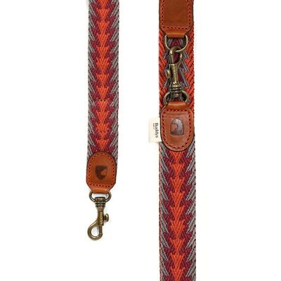 Peruvian Orange Arrow Adjustable Leash