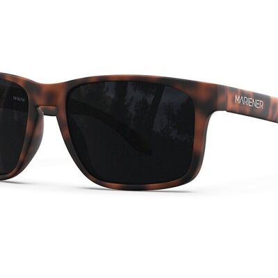 Makan | Polarized - Matte Tortoise Brown / Dark Smoke Polarized