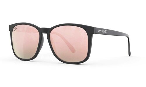 Mana | Reflective - Matte Black / Rose Gold