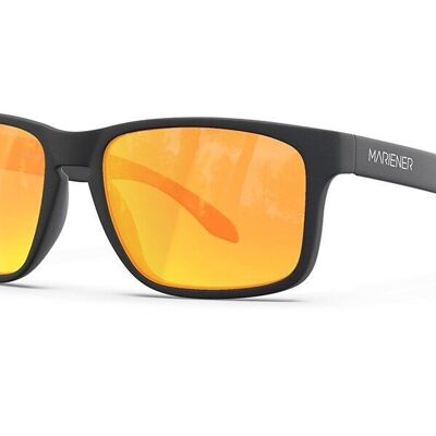 Makan | Reflective - Matte Black / Orange Lava