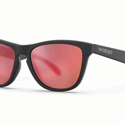 Melange | Reflectante mate - Negro mate / Lava roja reflectante mate
