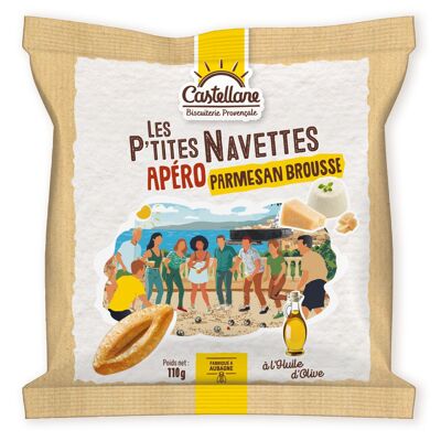 Aperitif biscuits from Provence - MINI NAVETTES BROUSSE PARMESAN