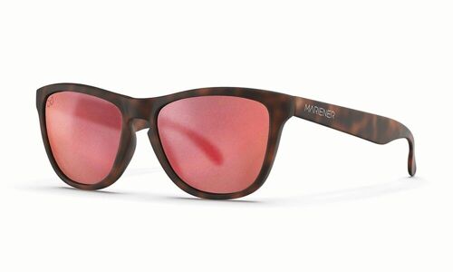 Melange | Matte Reflective - Tortoise Brown / Matte Reflective Red Lava