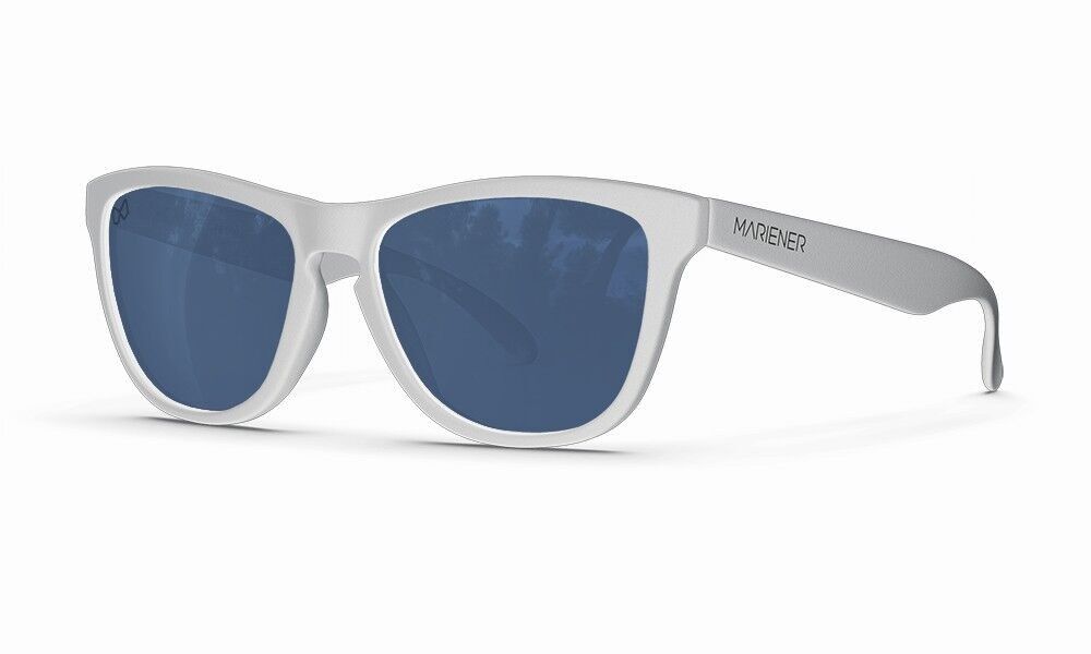 Melange | Reflective - Matte White / Azure