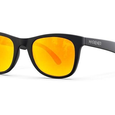 Melange Jr | Reflective - Matte Black / Orange Lava