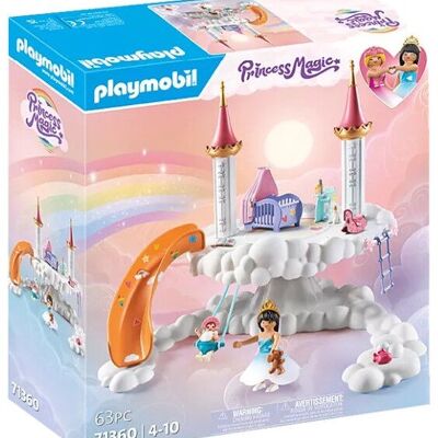 Playmobil 71360 Palais Arc-en-ciel, figurine de la crèche arc-en-ciel - Jouets pour bébés et enfants - 4 ans et plus
