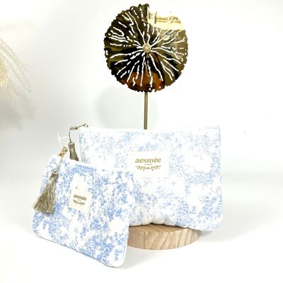 DOUBLE QUILTED COTTON POCKETS TOILE DE JOY