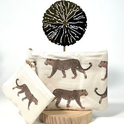 LOLA CHEETAH COTONE DOPPIE TASCHE
