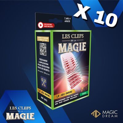 PACK X10 - Magic Tricks: The Infinite Game - Children's Gift - Fun Toy 😃