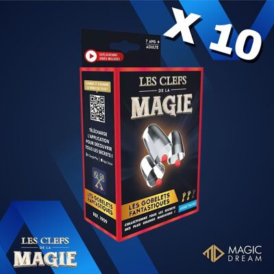 CONFEZIONE X10 - Trucchi di magia: Tazze fantastiche - Regalo per bambini - Giocattolo divertente 😃