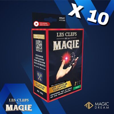 CONFEZIONE X10 - Trucchi di magia: Lucciole danzanti - Regalo per bambini - Giocattolo divertente 😃