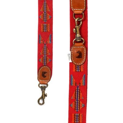 Etna Red Adjustable Leash