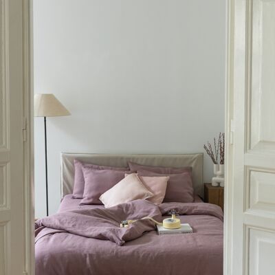 Set copripiumino in lino Woodrose