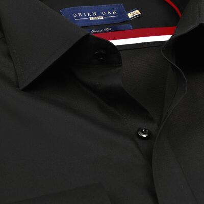 Camicia Oxford nera