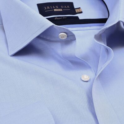 Camicia elegante celeste Easy Iron
