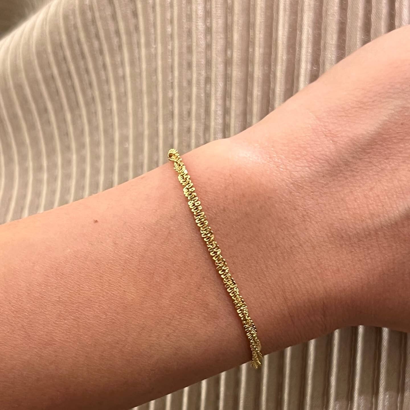 Wasserdichtes Kettenarmband aus Edelstahl