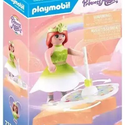 Playmobil 71364 Palacio Arcoíris Princesa Arcoíris con peonza Figura - Juguetes para bebés y niños - Edad 4+