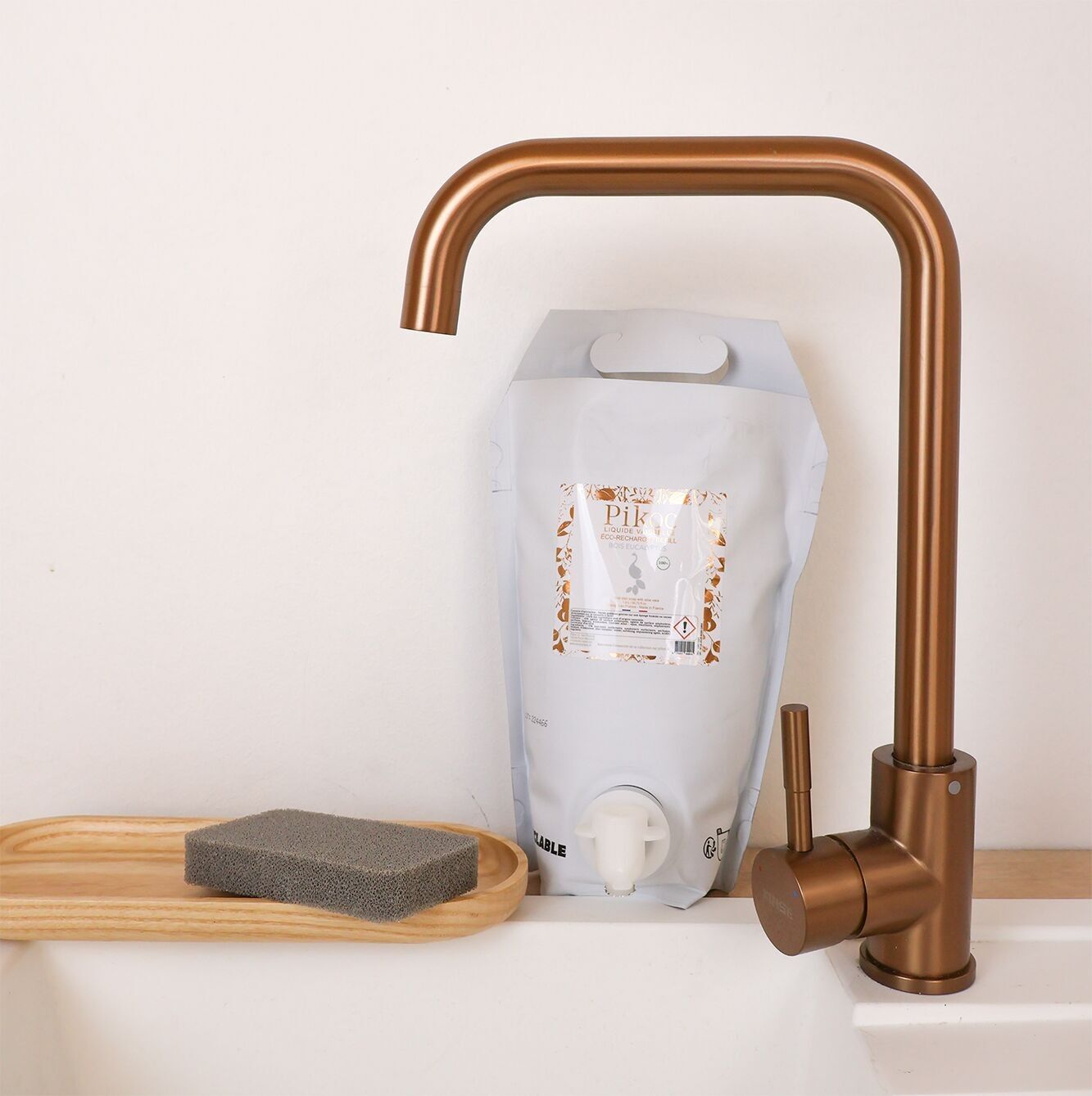 Recambio ecológico de lavavajillas de madera de eucalipto (1,5 l)