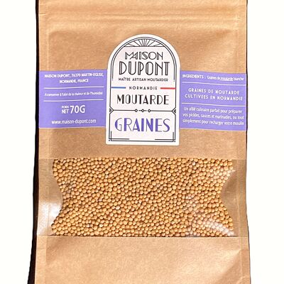 ESPECIAS - Semillas de Mostaza - Bolsa de 70g