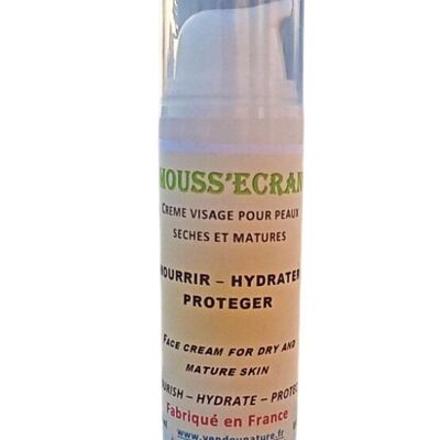 CREMA HIDRATANTE ARTESANAL NATURAL PARA PIELES SECAS Y MADURAS - ORGÁNICA - SIN QUÍMICOS - 100 ML -