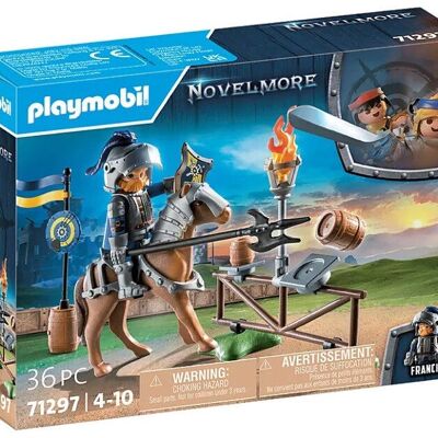 Playmobil 71297 Novelmore Novelmore - Personaggio per esercitazioni di tiro - Giocattoli per neonati e bambini - Età 4+