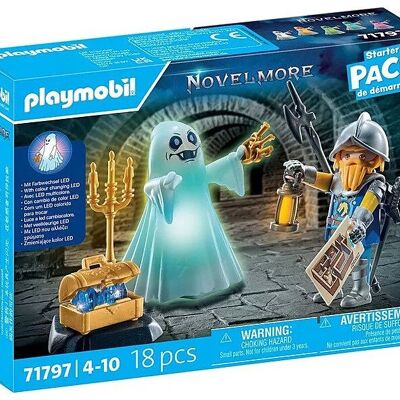 Playmobil 71797 Novelmore Novelmore Fantasma e Cavaliere Starter Pack - Giocattoli per bambini e neonati - Età 4+
