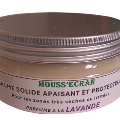 BÁLSAMO CALMANTE Y PROTECTOR NATURAL ARTESANAL CON AROMA A LAVANDA - ZONAS SECAS E IRRITADAS - SIN QUÍMICOS - 100 ML -