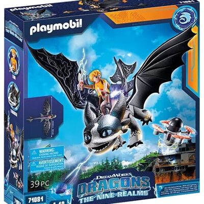 Playmobil 71081 DreamWorks Dragons Dragons: Thunder e Tom - Giocattoli per bambini - Età 4+