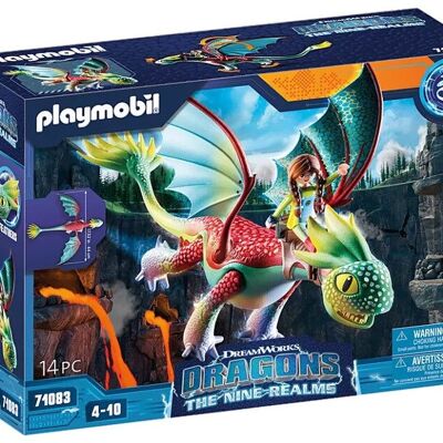 Playmobil 71083 DreamWorks Dragons Dragons: Piume e Alex - Giocattoli per bambini - Età 4+