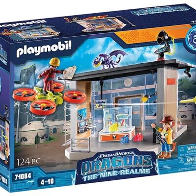 Playmobil 71084 DreamWorks Dragons Dragons: Personaggio dell'officina di Icaris - Giocattoli per bambini e neonati - Età 4+