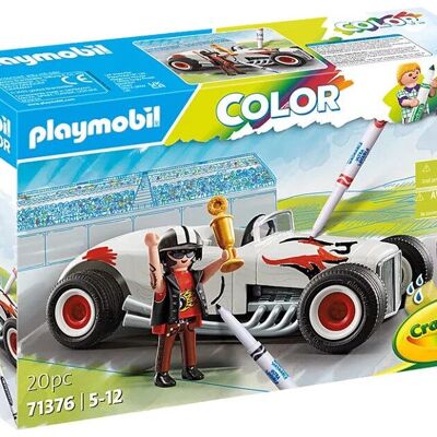 Playmobil 71376 Giocattolo PLAYMOBIL Color: Auto d'epoca con personaggio del conducente - Giocattoli per bambini e neonati - Età 5+