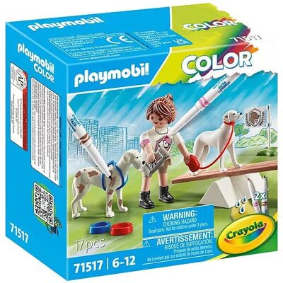 Playmobil 71517 Giocattolo PLAYMOBIL Color: Figura addestramento cani - Giocattoli per neonati e bambini - Età 6+