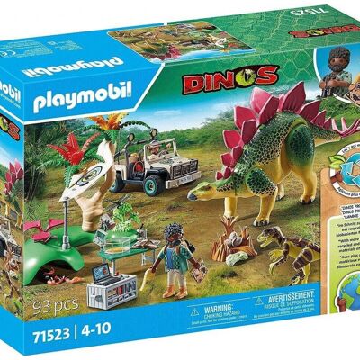 Playmobil 71523 Dinosauri Centro di ricerca sui dinosauri - Giocattoli per neonati e bambini - Età 4+