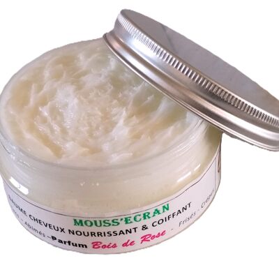 BAUME ARTISANAL NATUREL POUR CHEVEUX SPECIAL AFRO - HYDRATANT - NOURRISSANT & COIFFANT - AU BOIS DE ROSE - 100 ML -