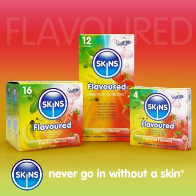 Préservatifs Skins - Assortiment de préservatifs aromatisés