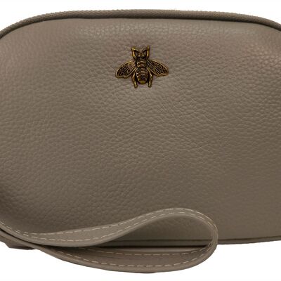 ABEJA DE CUERO GRIS 1189