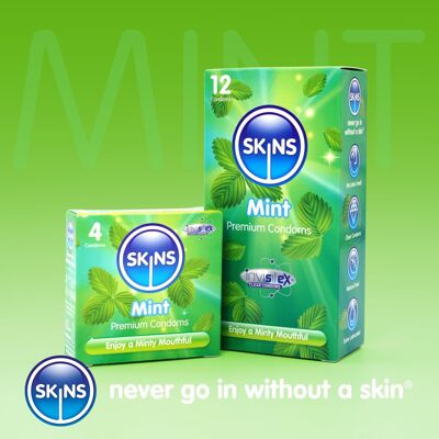 Préservatifs Skins - Préservatifs à la menthe