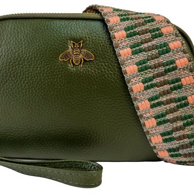 APE IN PELLE VERDE OLIVA 1189