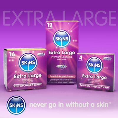 Préservatifs Skins - Préservatifs extra larges