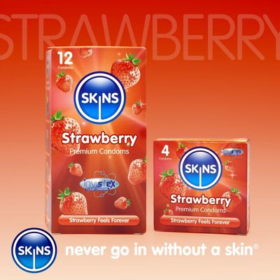 Skins Condoms - Préservatif au goût de fraise