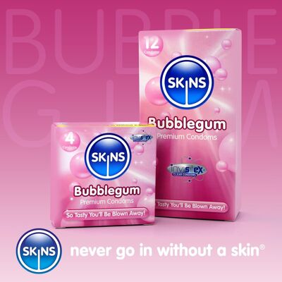 Préservatifs Skins - Préservatifs au goût de chewing-gum
