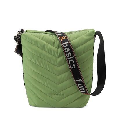 Borsa hobo ARIA verde Fun&Basics