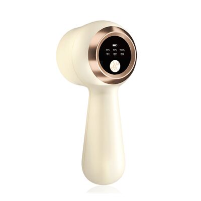 Rimuovi-pelucchi per uso domestico DMAV0041C10. Compatto e portatile, con batteria ricaricabile. Colore: Beige