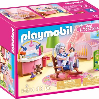 Figura de habitación de bebé Playmobil 70210 Casa de muñecas de lujo - Juguetes para bebés y niños - A partir de 4 años