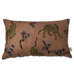 HOUSSE de Coussin Tigre Abricot 30/50 CM