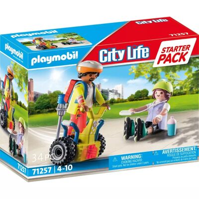 Playmobil 71257 Medical Center Starter Pack Rescue with Self-balance Figure - Baby&Kids Toys - Age 4+