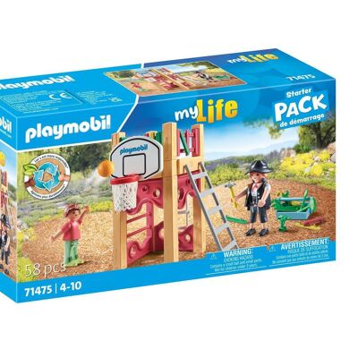 Playmobil 71475 School Starter Pack Playground repair work Figure - Baby&Kids Toys - Age 4+