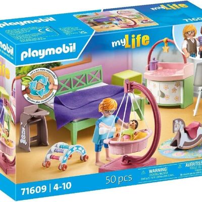 Playmobil 71609 Modern Villa Modern bedroom with crib Figure - Baby&Kids Toys - Age 5+